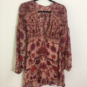 For love and lemons saffron mini dress